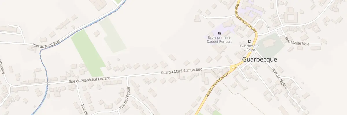 Plan du 6 Rue du Marechal Leclerc à Guarbecque