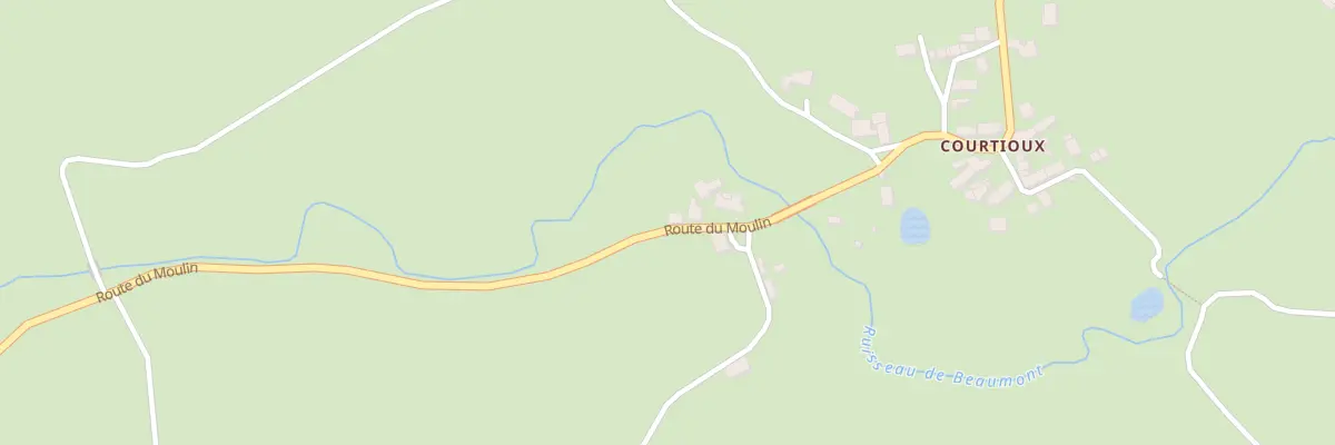 Plan du 44 Rte du Moulin à Huriel