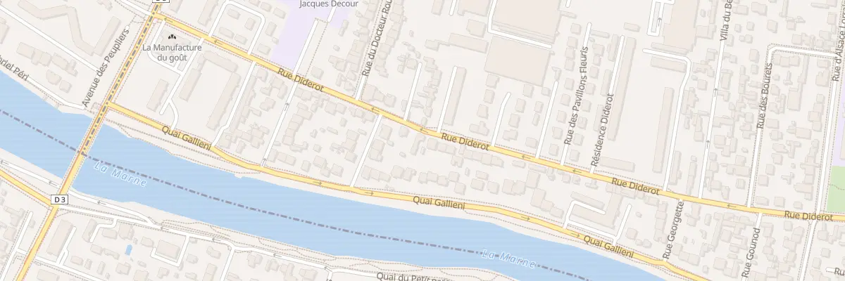 Plan du 52 Rue Diderot à Champigny-sur-Marne
