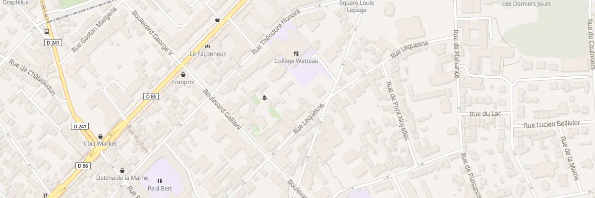 Plan du 27 Rue Lequesne à Nogent-sur-Marne