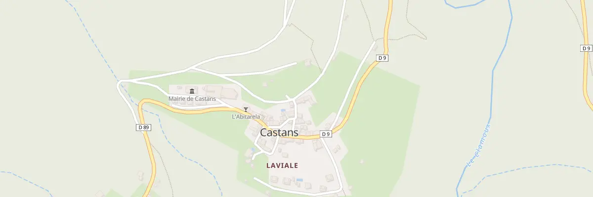 Plan du 5108 Hameau de Laviale à Castans