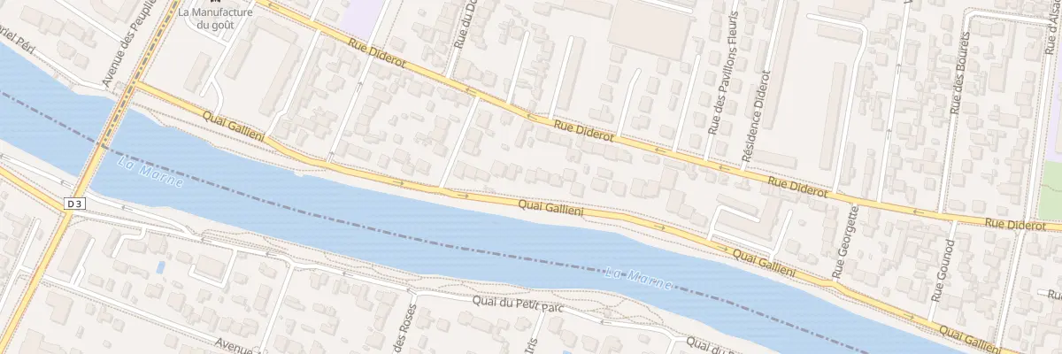Plan du 49 Quai Galliéni à Champigny-sur-Marne