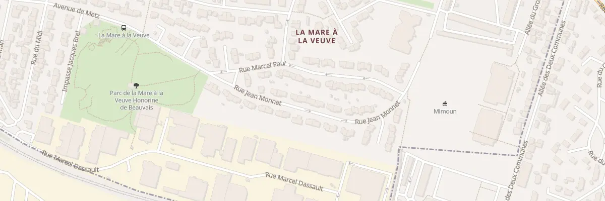 Plan du 82 Rue Jean Monnet à Bondy