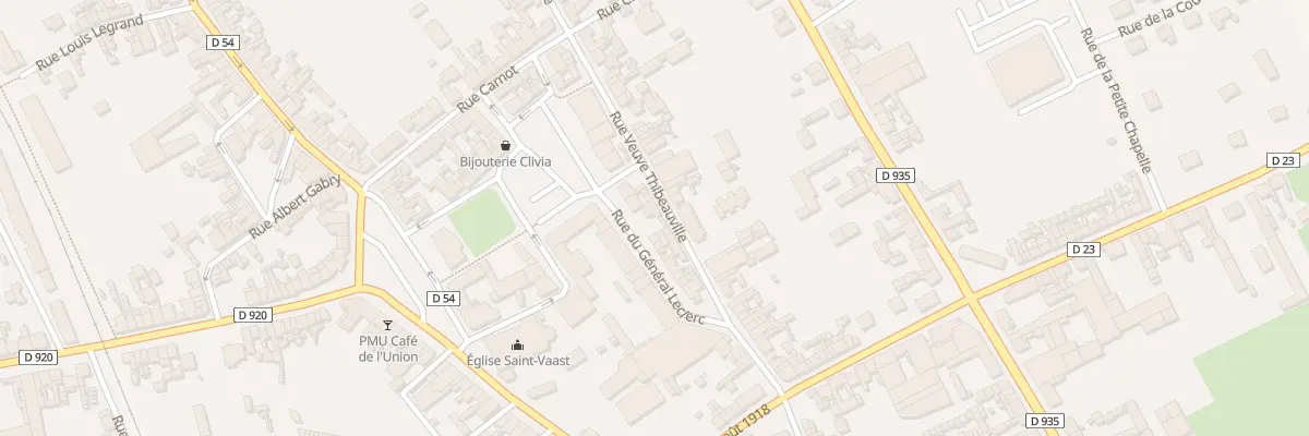 Plan du 19 Rue Veuve Thibauville à Moreuil