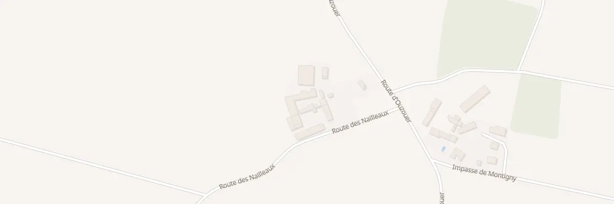 Plan du 160 Rte d’Ouzouer à Mézières-en-Gâtinais