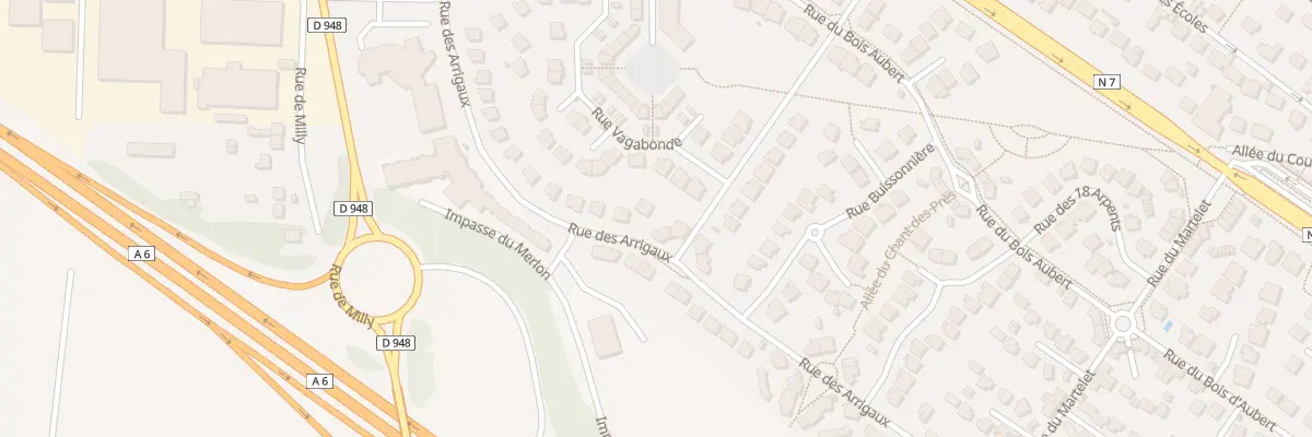 Plan du 17 Rue de la Clef des Champs au Coudray-Montceaux