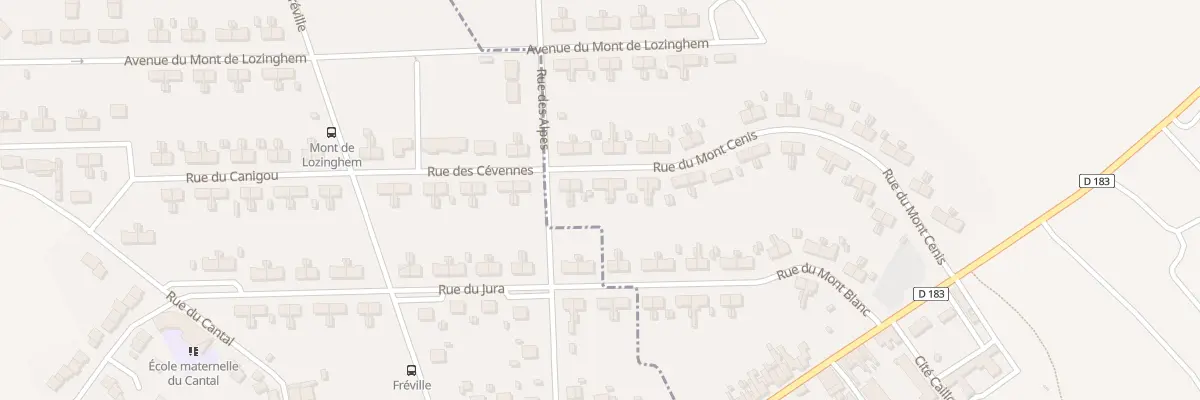 Plan du 31 Rue du Mont Cenis à Lozinghem