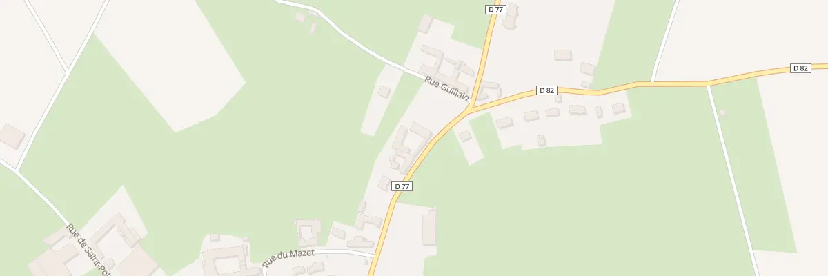 Plan du 10 Rue de Tincques à Penin