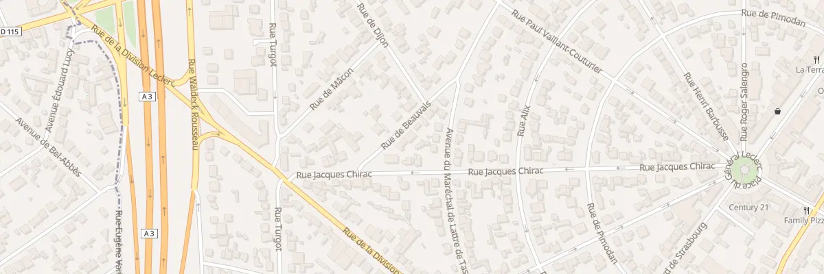 Plan du 11 Rue de Beauvais à Aulnay-sous-Bois