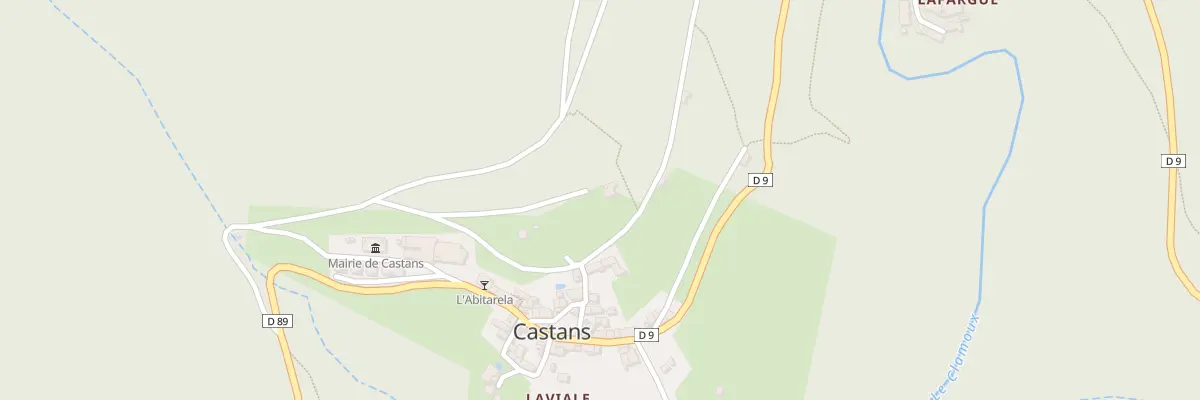 Plan du 36A Cayac Est à Castans