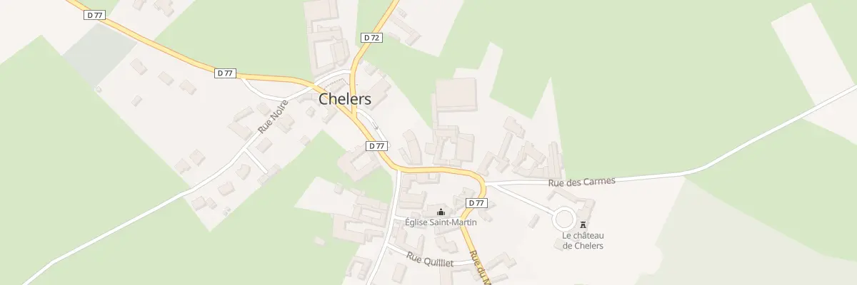 Plan du 3 Rue du Moulin à Chelers