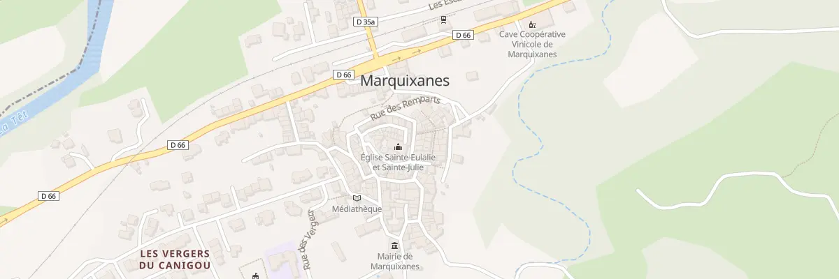 Plan du 8 Rue de l’Ancien Marché à Marquixanes