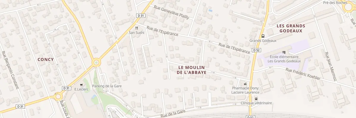 Plan du 3 Rue du Maréchal Foch à Yerres