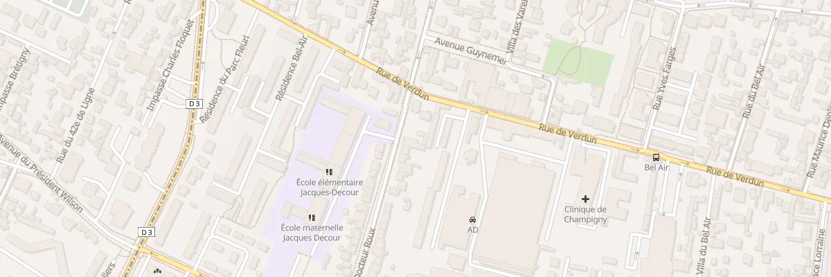 Plan du 42 Rue du Docteur Roux à Champigny-sur-Marne