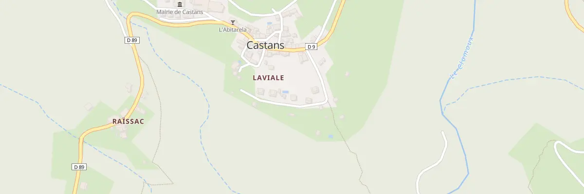 Plan du 43C Les Camps Bous à Castans