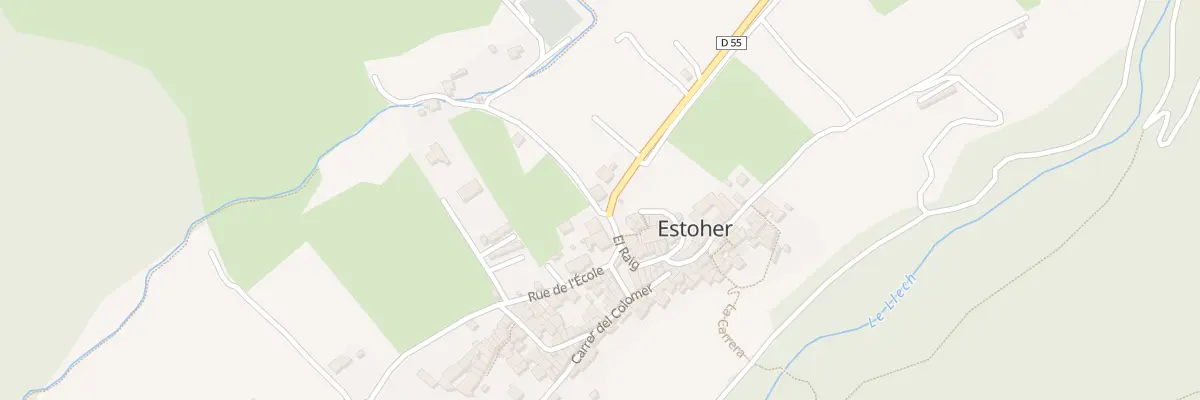 Plan du 20 Village à Estoher