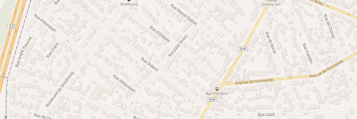 Plan du 33 Rue Jules Simon à Aulnay-sous-Bois