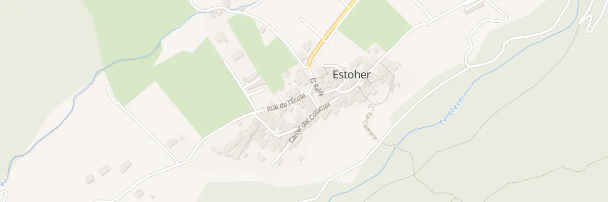 Plan du 140 Village à Estoher