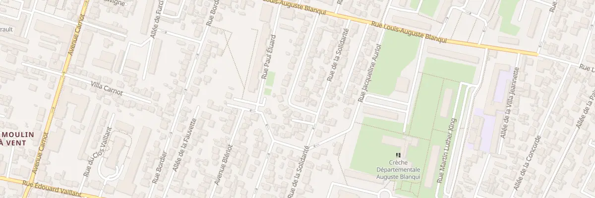 Plan du 25 Rue Louis Léon Collignon à Bondy