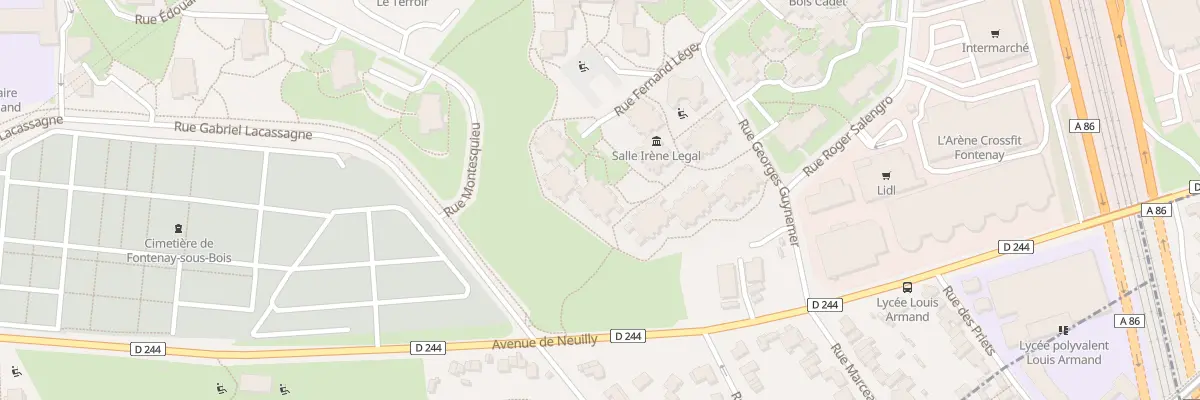 Plan du 11 Rue Georges Guynemer à Fontenay-sous-Bois