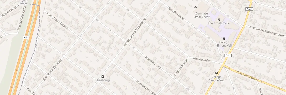 Plan du 34 Rue d’Amiens à Aulnay-sous-Bois