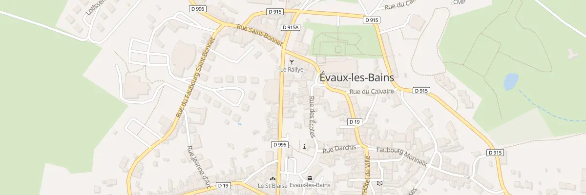 Plan du 11 Rue de Verdun à Évaux-les-Bains
