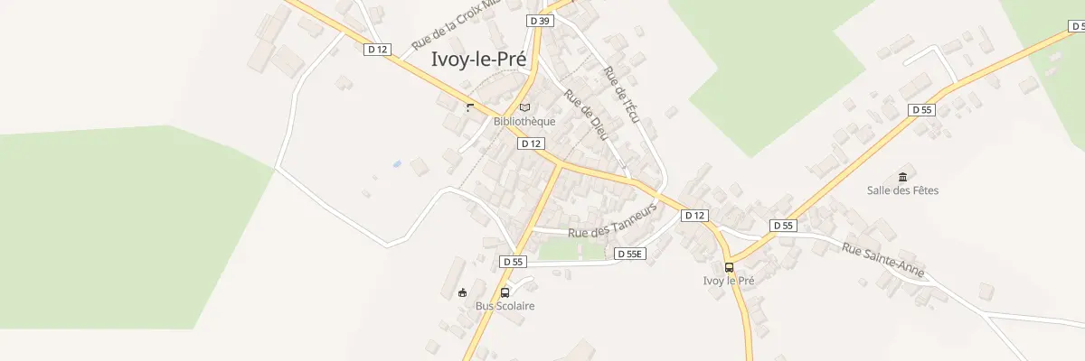 Plan du 25 Grande Rue à Ivoy-le-Pré