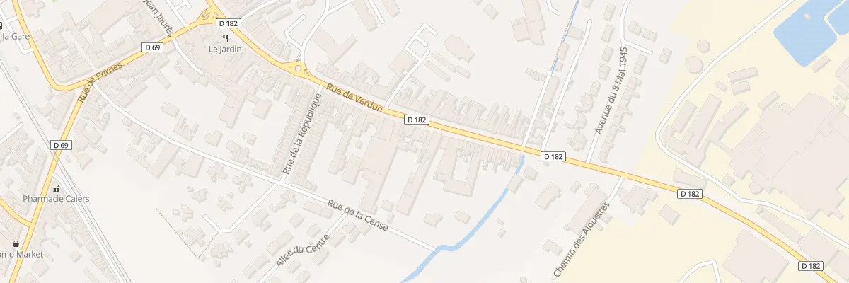 Plan du 77 Rue de Verdun à Lillers
