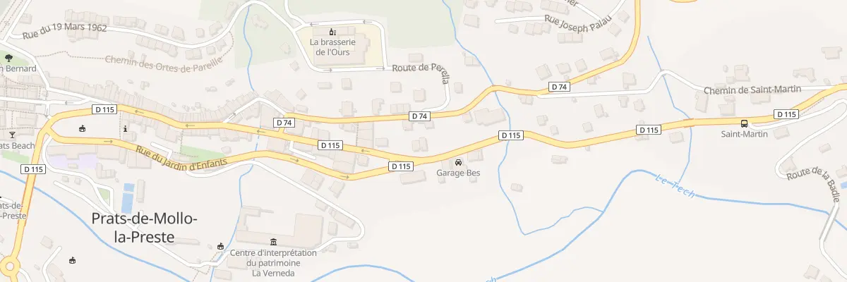 Plan du 395A Av du Haut Vallespir à Prats-de-Mollo-la-Preste