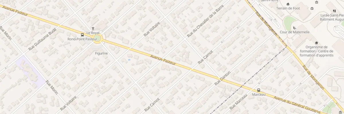 Plan du 54 Rue Chevalier de la Barre à Yerres
