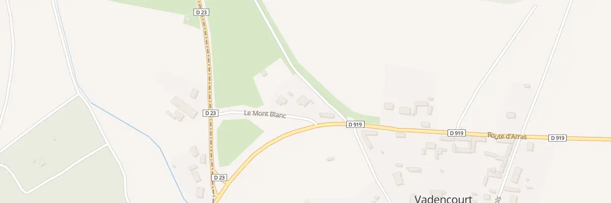 Plan du 46 Le Mont Blanc à Vadencourt