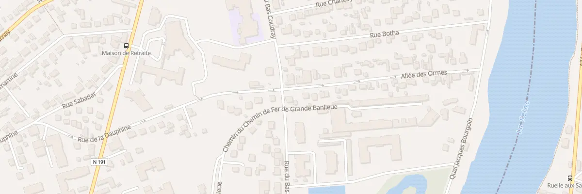 Plan du 33 Rue du Bas Coudray à Corbeil-Essonnes