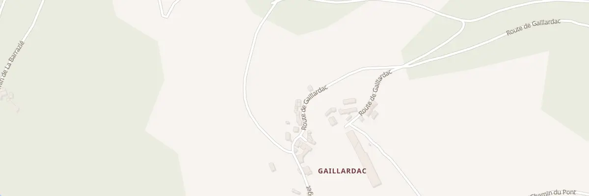 Plan du 5355 Gaillardac à Curvalle