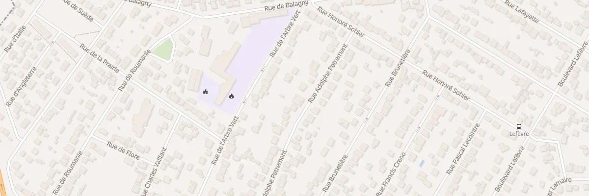 Plan du 33 Rue Adolphe Pétrement à Aulnay-sous-Bois