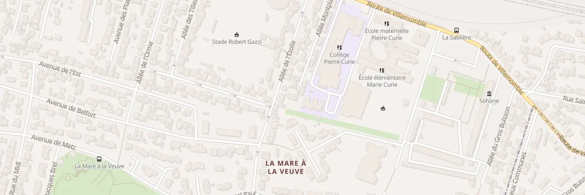 Plan du 18 All Montplaisir à Bondy