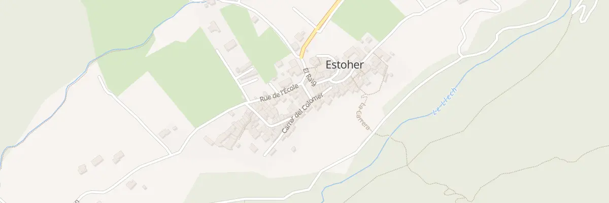 Plan du 116 Village à Estoher