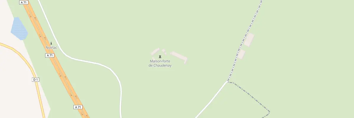 Plan du 41 Chaudenay à Faverdines