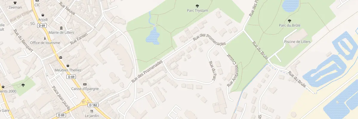 Plan du 31 Rue des Promenades à Lillers