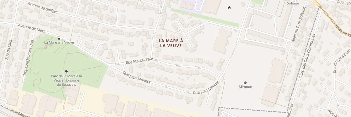 Plan du 15 Rue Marcel Paul à Bondy