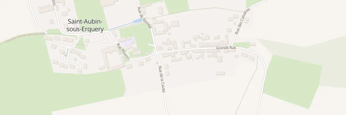 Plan du 2 Gr Grande Rue à Saint-Aubin-sous-Erquery