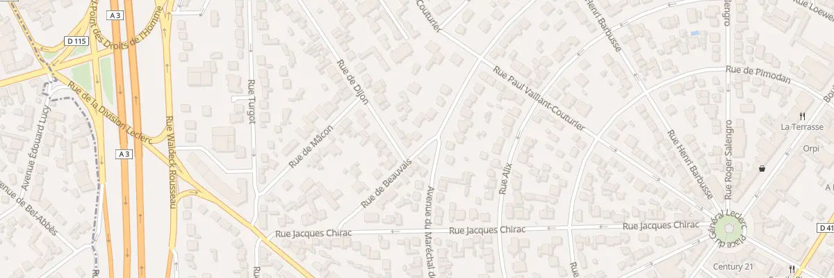 Plan du 6 Rue de Beauvais à Aulnay-sous-Bois