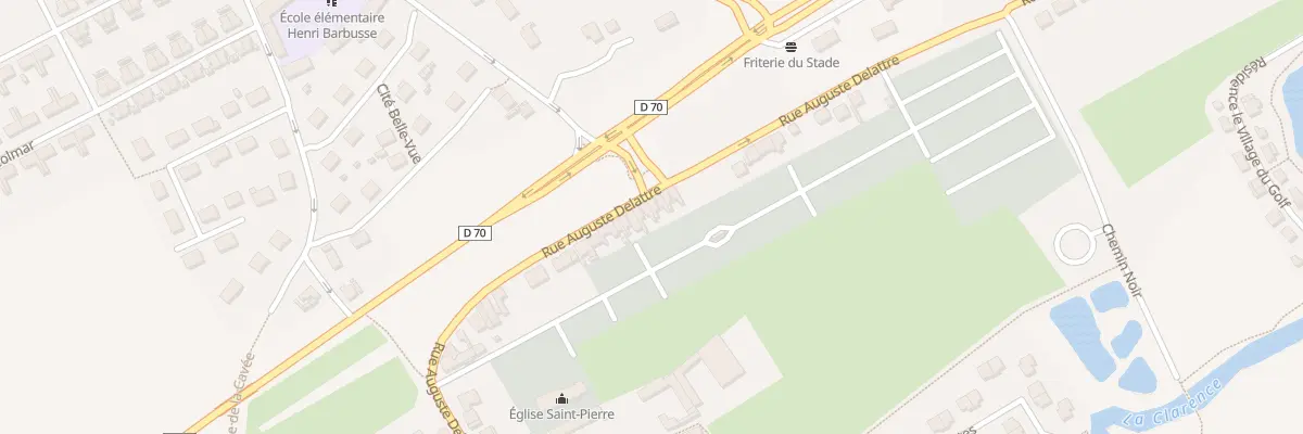 Plan du 50 Rue Auguste Delattre à Calonne-Ricouart