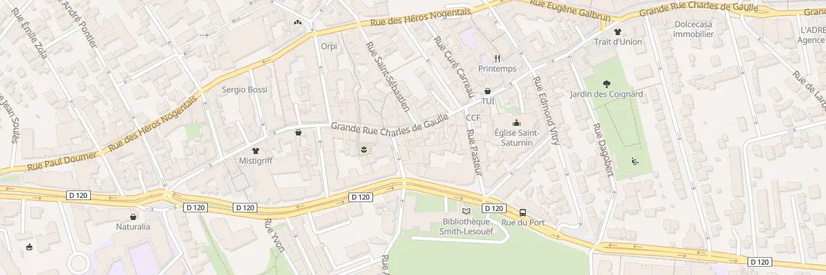 Plan du 114 Gr Rue Charles de Gaulle à Nogent-sur-Marne