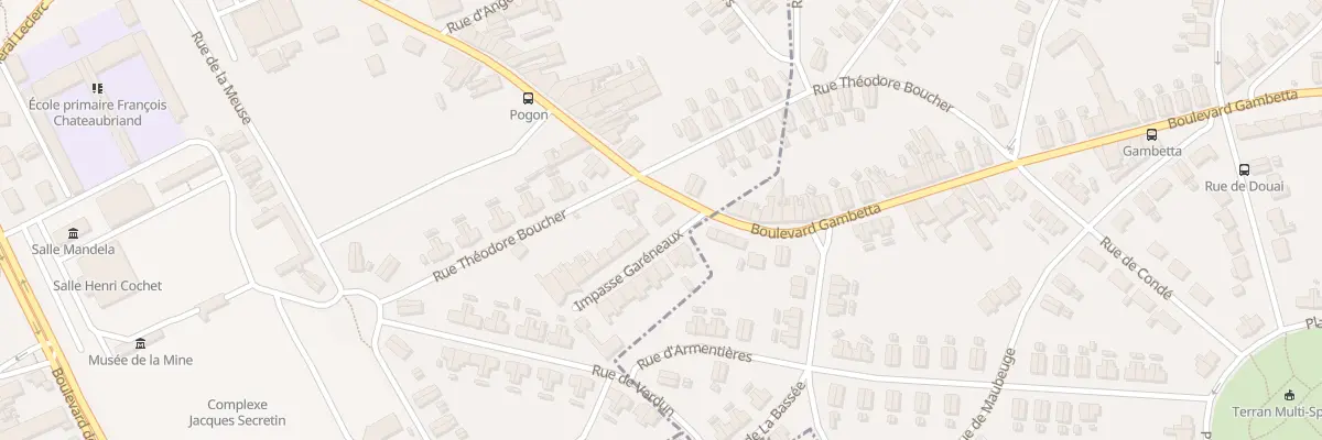 Plan du 90 Rue Georges Bernard à Auchel