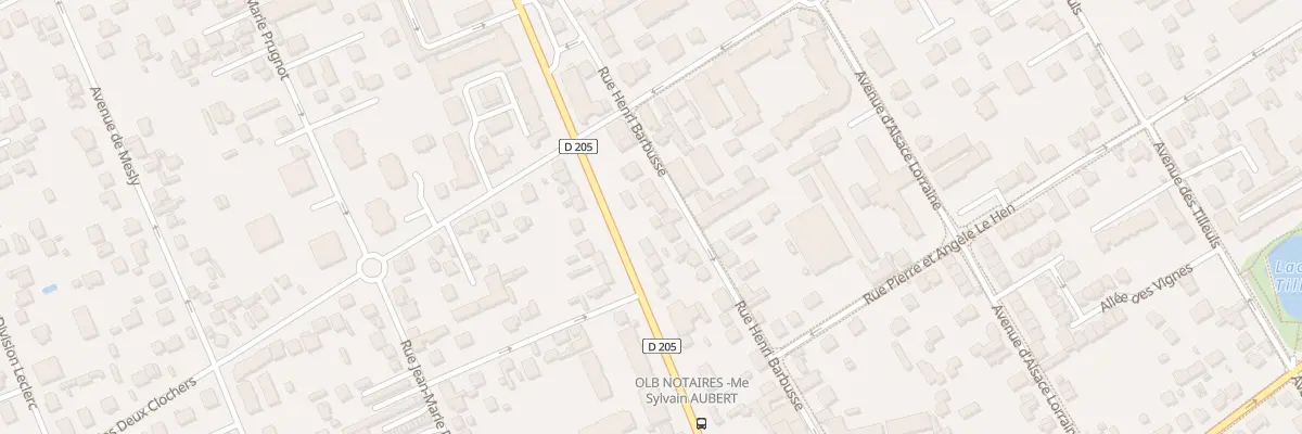 Plan du 8 Rue Henri Barbusse à Limeil-Brévannes