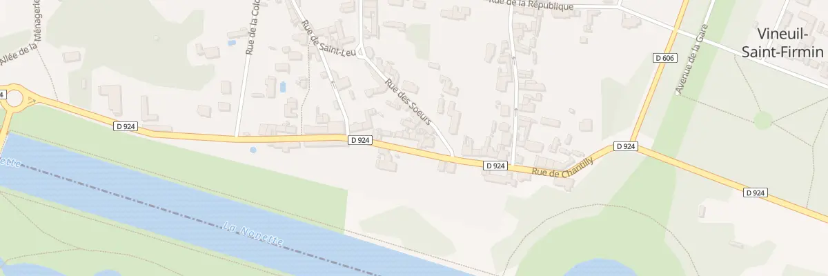 Plan du 33 Rue de Chantilly à Vineuil-Saint-Firmin