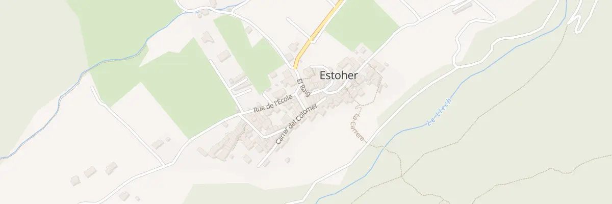 Plan du 34 Village à Estoher