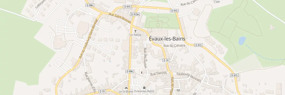 Plan du 4 Rue des Écoles à Évaux-les-Bains