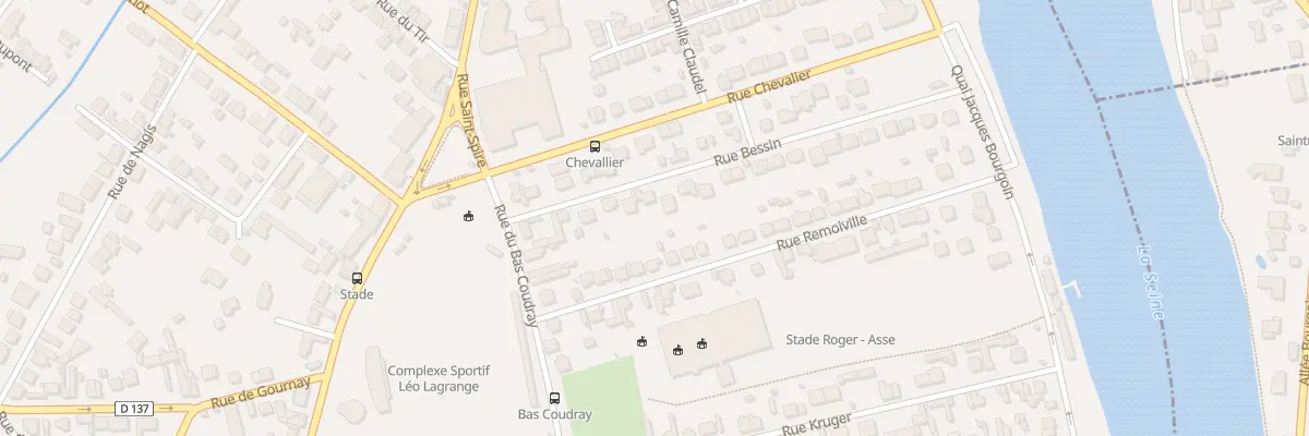 Plan du 33 Rue Bessin à Corbeil-Essonnes