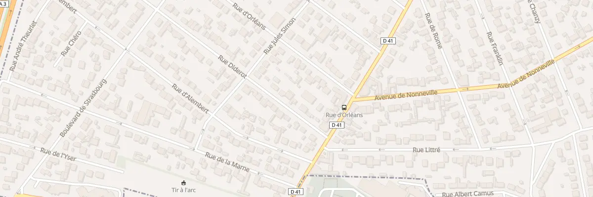 Plan du 8 Rue Diderot à Aulnay-sous-Bois